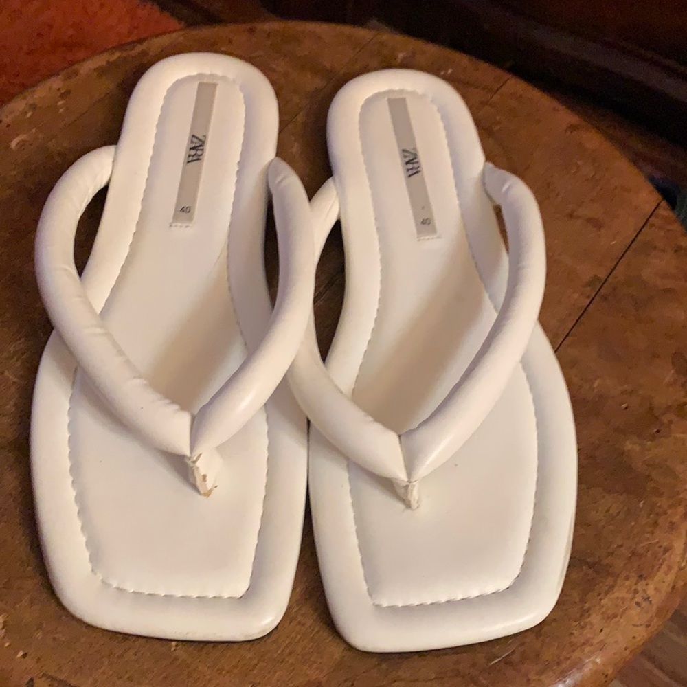 White sandal